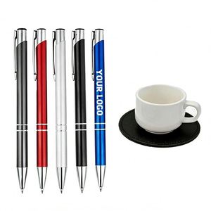 Stylo publicitaire personnalisé en gros avec logo pour événement professionnel, stylos à bille en métal, impression personnalisée, usage corporatif - Product Image 1