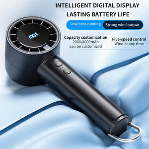 Langdurige Handheld Ventilator 1-3H Levensduur Van De Batterij 5 Speed Modi Usb Oplaadbare Handheld Ventilator Voor Kamperen Buiten Zomeractiviteiten - Product Image 4