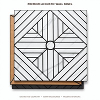 Panneau acoustique en bois hexagonal 3D personnalisé, panneau mural décoratif absorbant le son pour bureau et studio