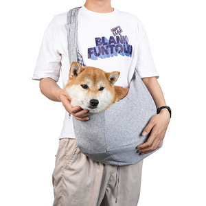 Usine directe en gros petit sac de transport pour chien de compagnie grand Style extérieur tissu matériel ceinture fermeture à glissière pour chiens chats chiots - Product Image 6