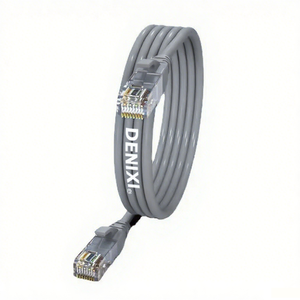 Denixi hàng hóa tại chỗ Cat6 Cáp mạng Ethernet độ dài khác nhau 1m 2m 3M 5M 10m 15m 20m 25M 30M 40M 50m có sẵn dây nhảy - Product Image 1