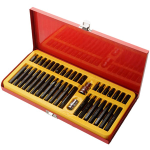 40 Piece Star Screwdriver Set 1/4 In Chrome Vanadium Steel Auto Repair <b>Tool</b> <b>Case</b> - Product Image 5