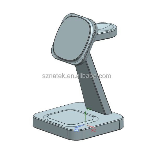 3 in 1 Electric Wireless Charging Station with PD & QC 15W Fast Magnetic Charger Stand for iPhone