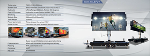 Hydraulic Folding Mobile LED Advertising Trailer P3.91 P2.97 P2.6 6000×3500mm Screen Lifting Outdoor Digital Billboard Trailer - Product Image 6