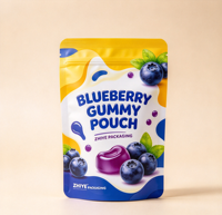 Pochette refermable pour aliments avec logo personnalisé, sac refermable à fond plat, emballage recyclable BOPP VMPET PE