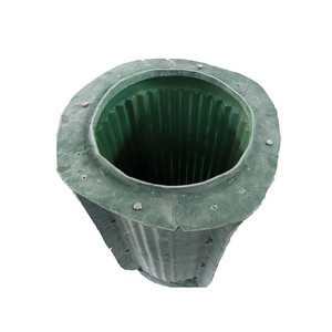 Maceta grande de fibra de vidrio de 55cm de diseño moderno con efecto Gritstone recién llegado Aura Floral Pot Molding - Product Image 4