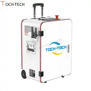 luggage ink concrete cnc pulse suitcase air cooling accessories stainless steel tochtech 100w 200w 300w laser cleaning machine