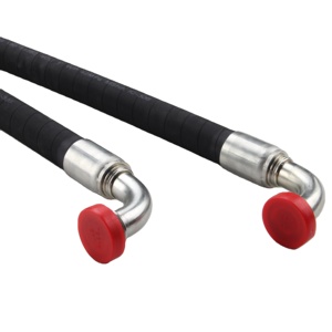 <strong>5</strong>/<strong>16</strong> 500 bar <strong>Hydraulic</strong> <strong>Rubber</strong> <strong>Hose</strong> 100mm for Construction Machinery - Product Image 1