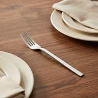 Ensemble de couverts de luxe en acier inoxydable 304 18/8 finition miroir réutilisable, fourchettes à dîner pour mariages et usage domestique