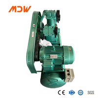 Compresor de Aire Portátil de Pistón Lubricado de Alta Presión de 30 Bares, 7.5kW, 11kW, 15kW, Motor Industrial de Correa de Uso Pesado
