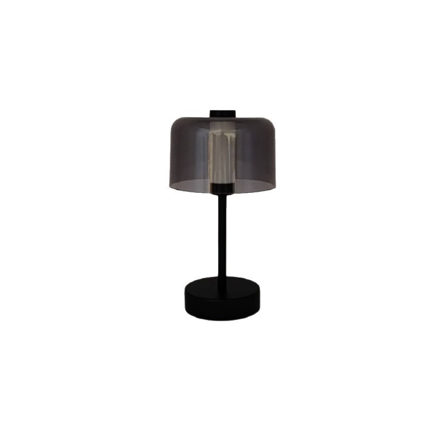 Cross-Border Night Light Outdoor Camping LED Table Lamp USB Rechargeable Ambient Modern Metal Dimmable FCC Certified DC 36V