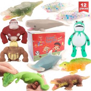Jouets sensoriels anti-stress à presser pour garçons et filles, en PU écologique, ensemble de jouets Fidget EN71 Popit, jouets sensoriels pour enfants autistes - Product Image 4