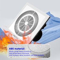 Ventilateur d'extraction d'air LIMATON BPT25-06JH pour salle de bain, cuisine, maison, 300x300mm, blanc, économie d'énergie