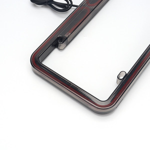 Tùy chỉnh Led thể thao phong cách nhựa phổ phù hợp với xe tấm giấy phép Khung & chủ chúng tôi tiêu chuẩn colourful <span class=keywords><strong>Neon</strong></span> khói đen - Product Image 6