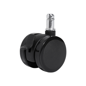 Guangdong 50mm Nylon-Schwenkrollen Spezial-Lenkrollen mit Bremse für Büromöbel-Mechanismus Solide Räder für Wohnzimmernutzung - Product Image 1