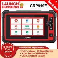 LAUNCH X431 CRP919E Potente Escáner OBD2, Herramienta de Diagnóstico Completo del Sistema CRP919 TPMS ABS OIL SAS 15 Servicios de Reinicio