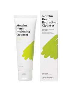 Nettoyant Visage Quotidien Doux au Matcha et aux Graines de Chanvre Marque Blanche – Sans Résidu, Maintient la Barrière Cutanée Saine, Nettoyage en Profondeur - Product Image 1