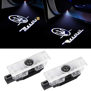 Lumières de <span class=keywords><strong>logo</strong></span> de projecteur LED pour porte de voiture, <span class=keywords><strong>logo</strong></span> fantôme pour <span class=keywords><strong>Maserati</strong></span> Quattroporte 2006-2019, LED rouge, couleur de verre sans décoloration, glissières - Product Image 5