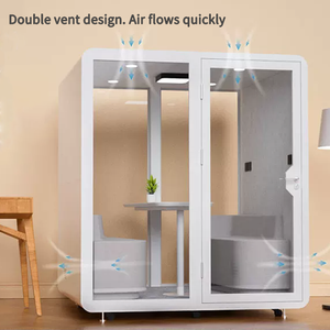 Cách âm nghiên cứu cabin làm việc giá nội thất văn phòng hội nghị gian hàng điện thoại cách âm cabin nhà cách âm phân vùng văn phòng - Product Image 3