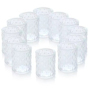 Set <span class=keywords><strong>di</strong></span> 12 <span class=keywords><strong>bicchieri</strong></span> in <span class=keywords><strong>vetro</strong></span> votivo trasparente <span class=keywords><strong>per</strong></span> decorazioni <span class=keywords><strong>per</strong></span> feste, portacandele in <span class=keywords><strong>vetro</strong></span> a mercurio <span class=keywords><strong>per</strong></span> la decorazione <span class=keywords><strong>di</strong></span> nozze centrotavola - Product Image 2
