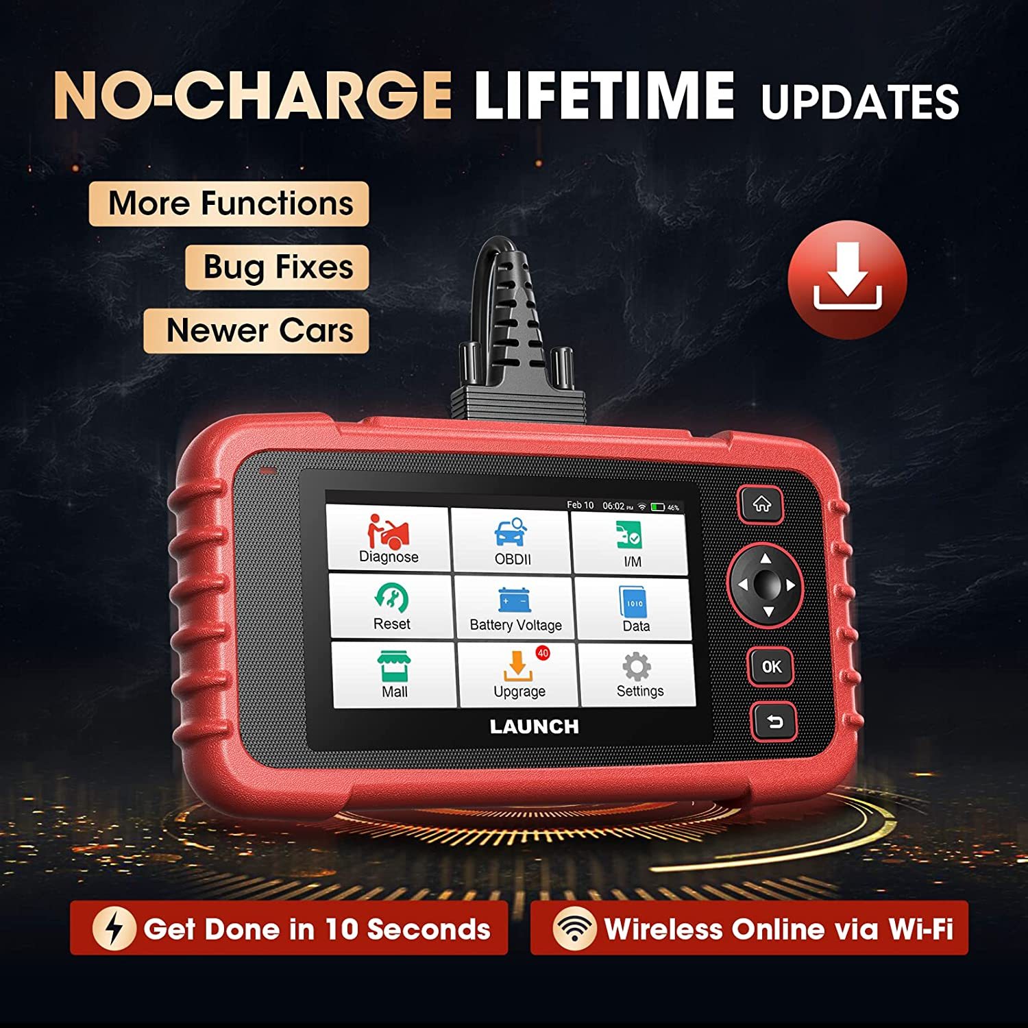 2023 Launch CRP129X OBD2 Code Reader - Multi-Function Car 