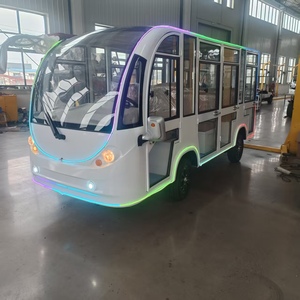 Voiture électrique de tourisme fermée à 14 places avec éclairage d'ambiance, certifiée CE, bus électrique de tourisme à 14 places - Product Image 2