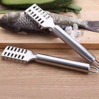 Écailleur rapide en acier inoxydable pour poisson, outil de cuisine, couteau à écailler, outil de nettoyage, outil pour fruits de mer