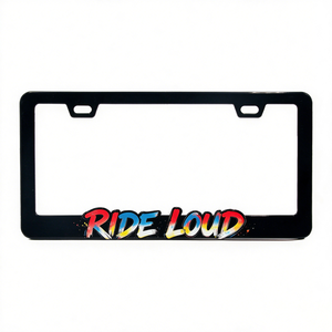 Marco de Matrícula de Plástico Personalizado al por Mayor de Alta Calidad para Motocicleta y Automóvil, Tamaño Estadounidense - Product Image 3