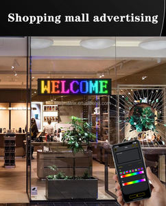 Panneau matriciel de couleurs RGB IPixel 2064, programmable par application, texte et images DIY, affichage LED pour voiture, signalisation lumineuse USB pour publicité sur les voitures - Product Image 3