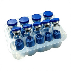 GHK-Cu Péptido de Cobre en Polvo, Paquete de Muestra de 1g, Grado Cosmético, 99% de Pureza, Tripéptido-1 CAS 49557-75-7 - Product Image 4