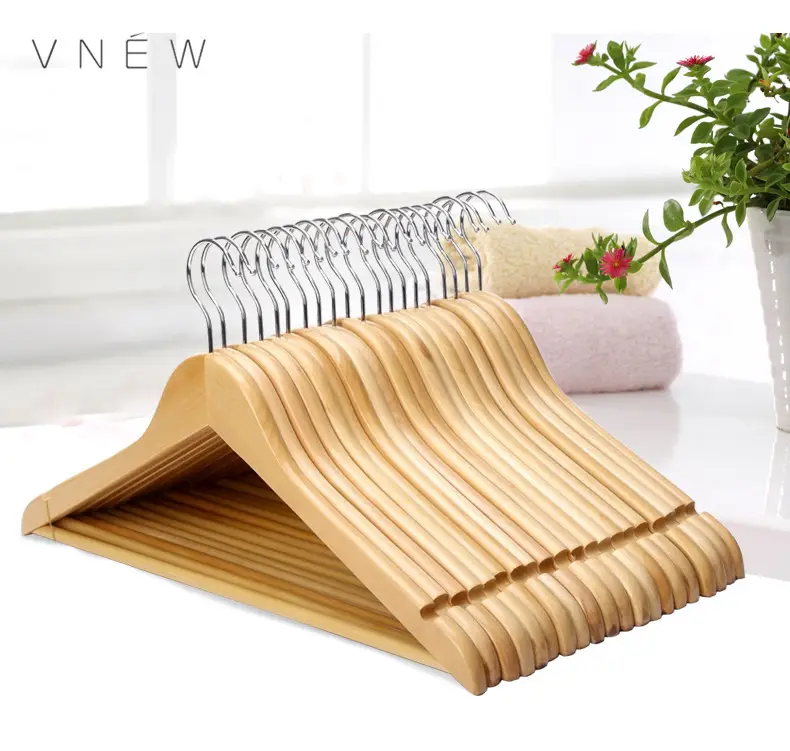 Деревянная вешалка для одежды с логотипом для взрослых, складная вешалка для одежды, оптом и в розницу, дешево