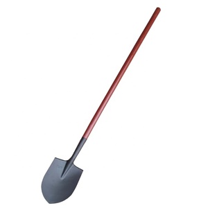 Outils agricoles en gros d'usine, bêches rondes, marché du Moyen-Orient, S518L, pelle de chantier avec manche en bois - Product Image 6