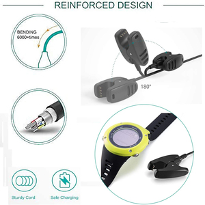 Câble de charge USB noir de remplacement, cordon de charge magnétique pour montre de sport <span class=keywords><strong>Suunto</strong></span> <span class=keywords><strong>Ambit</strong></span> T3 <span class=keywords><strong>3</strong></span> 2 1 - Product Image 5