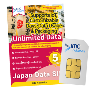 Carte SIM physique eSIM de données mobiles locales japonaises personnalisées, jours flexibles, données illimitées, cartes SIM pour IoT M2M - Product Image 1
