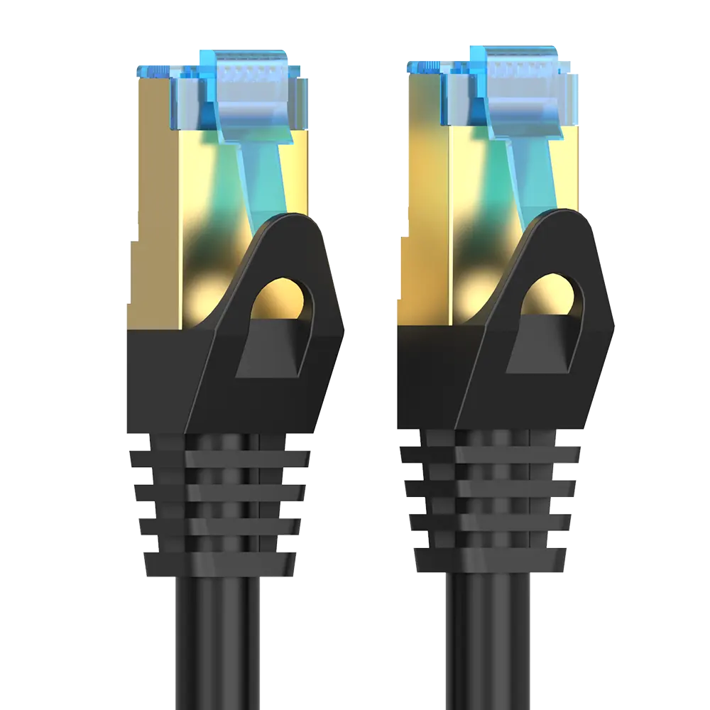 Vention 164ft Cat8 Network Cable 600mhz Price Per Meter Sftp Cat8 Double Shielded Outdoor Ethernet Cable