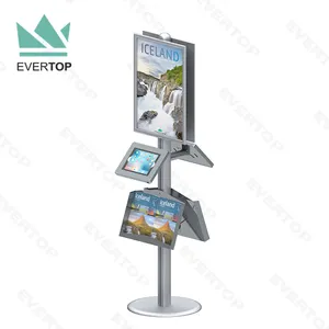 Tablet Security Stand LSF04-C Trade Show Kiosk Display Stand Tablet Security Display Floor Stand Display For IPad Security Stand With Poster Frame