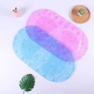 YIJU Alfombrilla Antideslizante Transparente de PVC para Baño, Impermeable, con Ventosas, para Masajes, Spa y Ducha, Venta Caliente de Fábrica - Product Image 3