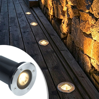 Luz LED Subterránea de 110 mm de Diámetro, Impermeable para Exteriores, Tipo Empotrado con Bombilla GU10 Intercambiable