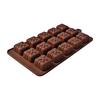 Moule à chocolat carré en silicone de haute qualité, sans BPA, écologique, outils de pâtisserie, compatible four/lave-vaisselle