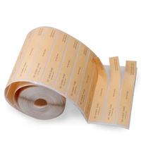 Étiquette adhésive en papier laminé synthétique mat de haute qualité avec impression personnalisée