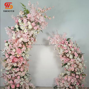 SMOOTH Rose artificielle en soie de haute qualité, design asymétrique fragmenté, couleurs personnalisables, taille ajustable, ensemble décoratif pour arche de mariage - Product Image 6