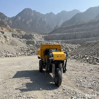 Tricycle benne minier diesel 1 tonne Inca Rock, vente directe usine, pour carrière et ferme