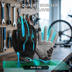 Fabricant de gants de course pour moto OEM |   Gants d'équitation en cuir avec logo personnalisé |   Fournisseur en gros de gants de moto de protection - Product Image 3