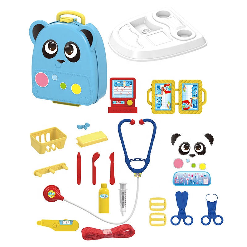 EPT игрушки, быстрая распродажа, Экологичный Портативный докторский рюкзак, медицинский игровой набор, ролевые инструменты, детский докторский набор, ролевые игры