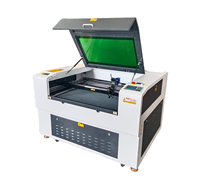 Nouveau graveur et découpeur laser CO2 haute précision Tounjen 9060 avec refroidissement par eau, CNC USB/Wi-Fi, pour découpe de matériaux non métalliques (contreplaqué, verre, caoutchouc)