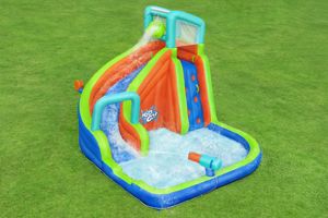 Parque Acuático Inflable <span class=keywords><strong>Mega</strong></span> Turbo Splash H2OGO de Bestway 53408 para Niños, 3.65 m X 3.20 m X 2.70 m - Product Image 2