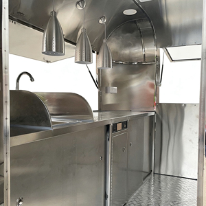 Remolque de comida para helados, perrito caliente y hamburguesa, carrito de comida rápida, camión de comida móvil - Product Image 5