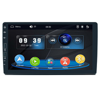 Single Din 9 pouces écran tactile capacitif double port Usb avant filaire Carplay Android Auto Mp5 autoradio