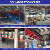 Système de rayonnage en acier sur mesure pour mezzanine, optimisant l'espace de stockage pour les usines au Cambodge, au Vietnam et en Thaïlande