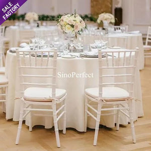 Wholesale Stackable Restaurant Hotel <b>Chairs</b> <b>White</b> Wedding Event Chiavari <b>Chairs</b> Solid Wooden Tiffany Chiavari <b>Chair</b> - Product Image 1